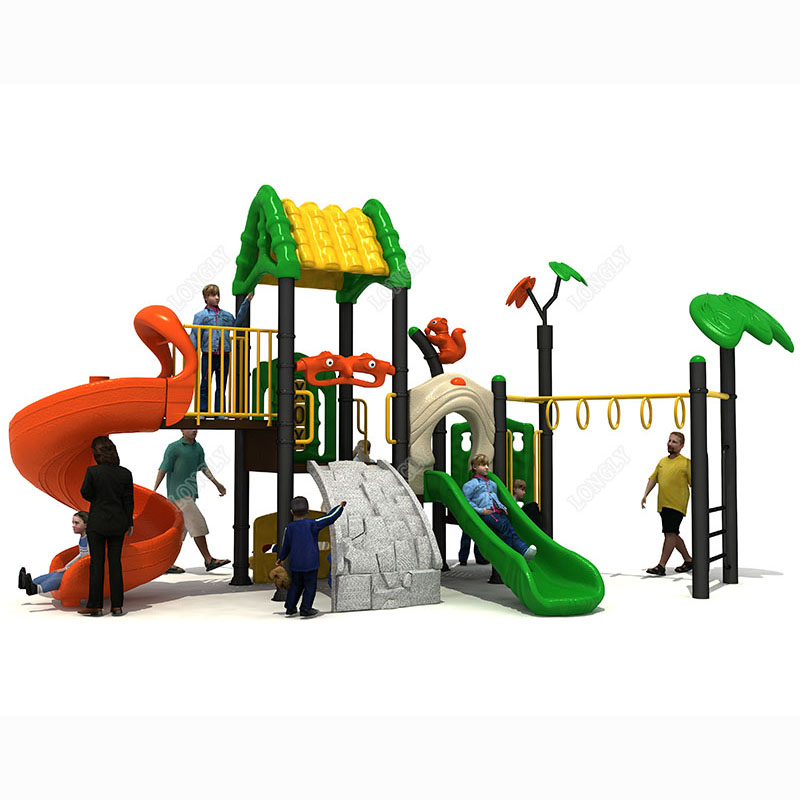 Kids Education Design - Новейшая пластиковая горка для уличных детских