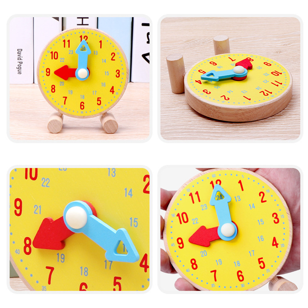 Kids Education Design - 1 шт. Деревянные часы для раннего