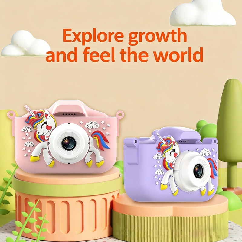 Kids Early Education Photos - Перезаряжаемая детская игрушка-камера с видео высокой
