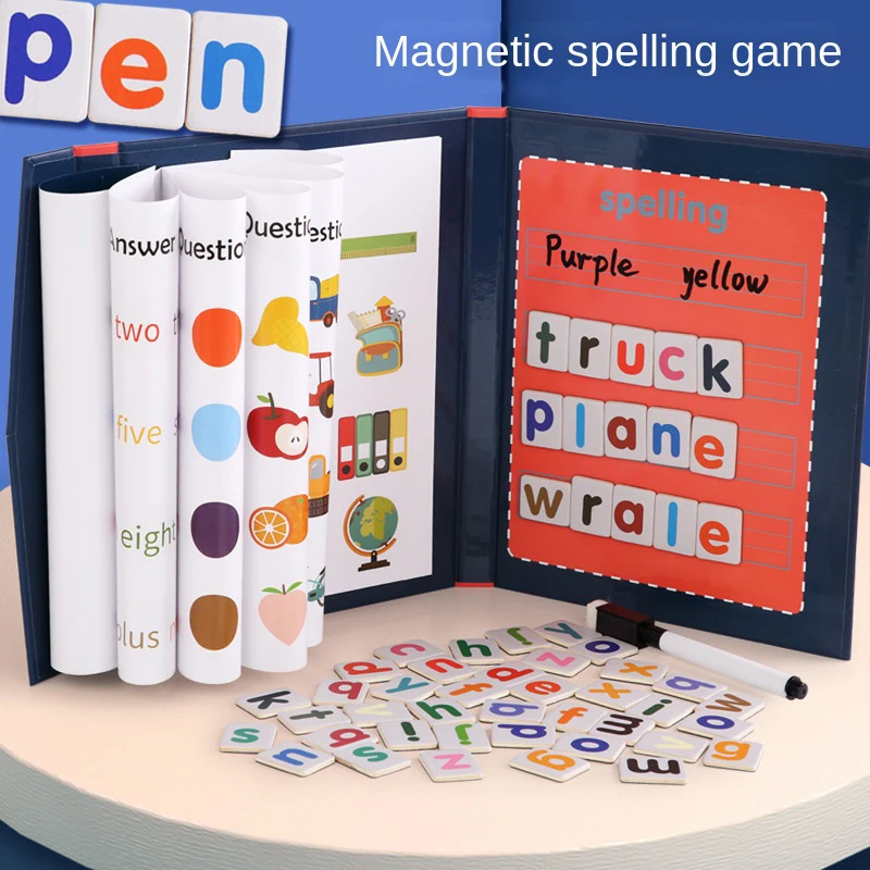 1 шт. Магнитные пазлы с алфави – обзор и цена Kids Educational Games Learn English