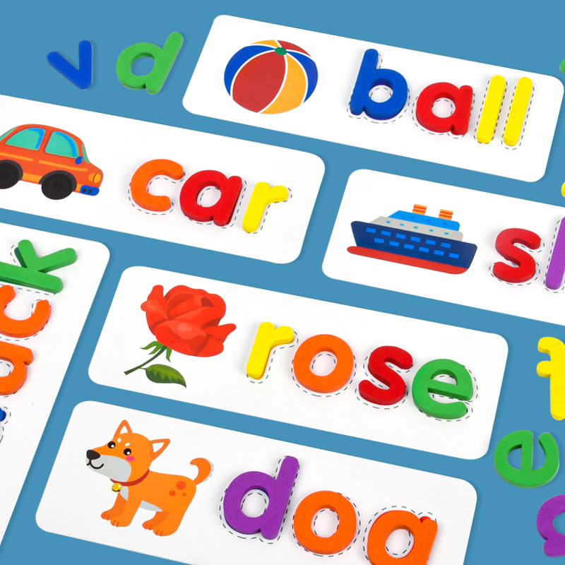 52 шт., деревянные развивающие – обзор и цена Kids Educational Games Learn English