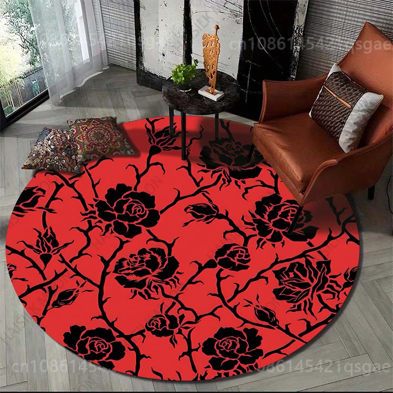Круглый ковер с принтом черных – обзор и цена Multiplication Table Mat