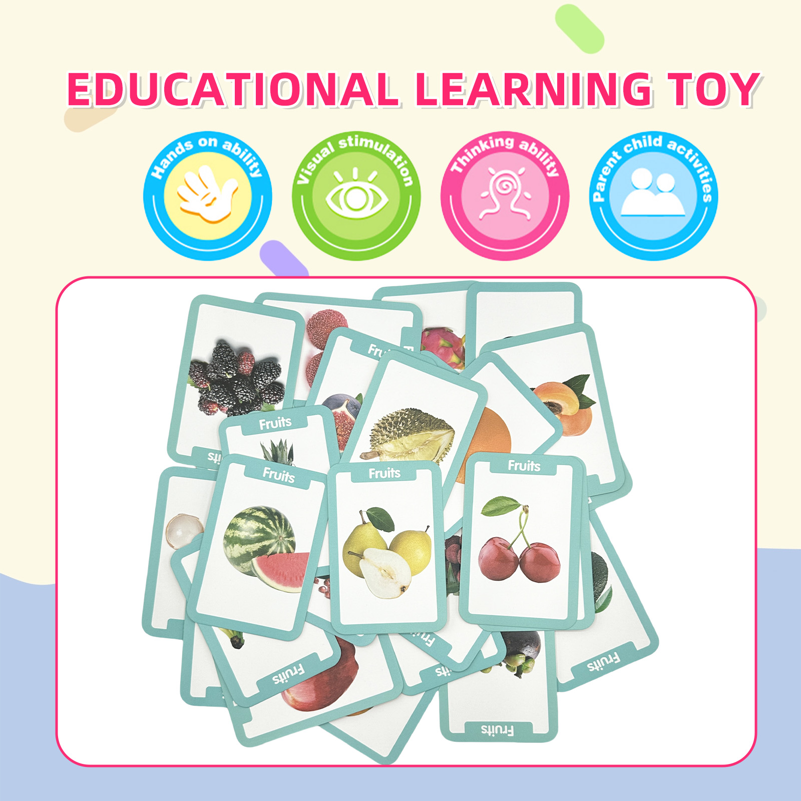 Монтессори-карточки для малыше – обзор и цена Kids Education Card