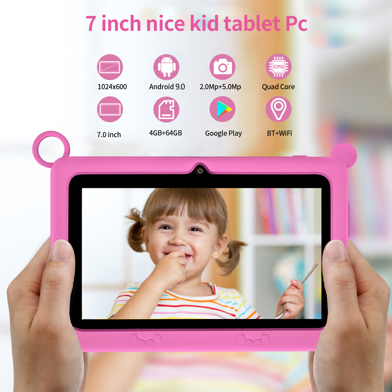 Детский планшет BDF, новый 7-д – обзор и цена Kids Educational Games Learn English